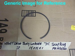 (image for) BORG WARNER VELVET DRIVE SNAP RING ALT23258A250