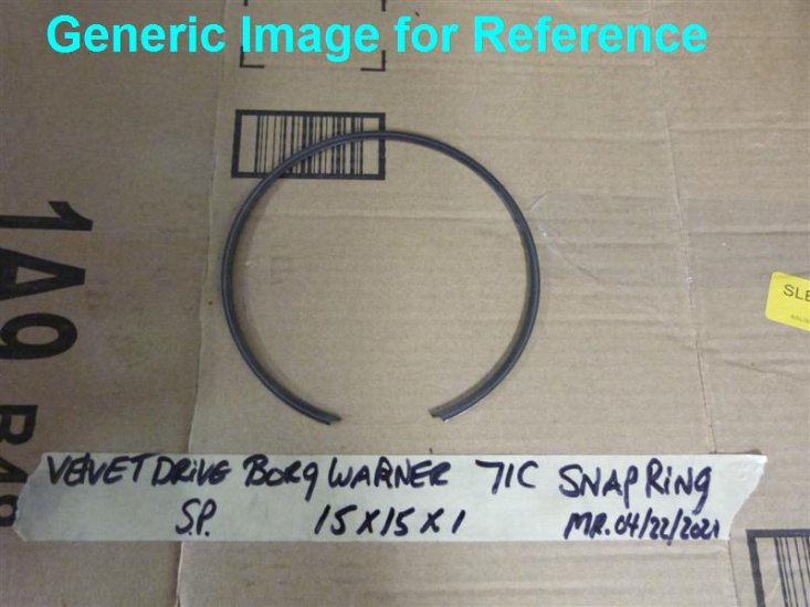 (image for) BORG WARNER VELVET DRIVE SNAP RING ALT23258A250 - Click Image to Close