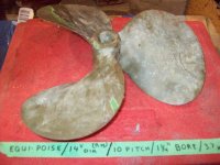 (image for) Propeller Prop 14x14 RH 1 1/4” Bore 3 Blade