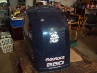 (image for) Johnson Evinrude hood cover top cowl 0285613, 285613 X