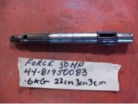 (image for) Force Chrysler prop propeller shaft Mercury 819500A3