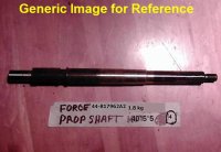 (image for) Force Propeller Shaft FA523098, FK523098