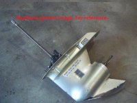 (image for) Honda 135 150 Lower unit 41100-ZY6-615ZA