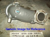 (image for) Honda Exhaust Guide 18130-ZY6-000ZA