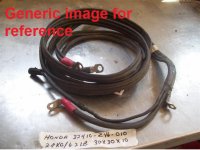 Honda starter cable 32410-ZY6-020 (image for) Honda starter cable 32410-ZY6-020