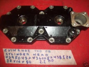 (image for) Johnson Evinrude Cylinder Head 0398818 0436008 0438525