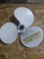 (image for) Johnson Evinrude 11x9 Propeller 376738 390832
