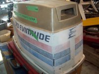 (image for) Johnson Evinrude, 70 Hp Engine Cover, BRP 0388773, BRP 0393122