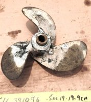 (image for) Johnson Evinrude 8×7 Propeller 391096