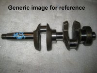(image for) Johnson Evinrude 9.9 15 hp crankshaft 435707
