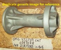 (image for) Johnson Evinrude Bearing Carrier 397094 393300