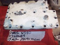 Johnson/Evinrude, BPR 0323153, Exhaust Cover Outer (flat version (image for) Johnson/Evinrude, BPR 0323153, Exhaust Cover Outer (flat version