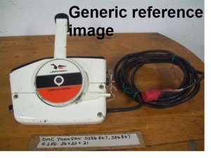 (image for) Johnson Evinrude command center remote control