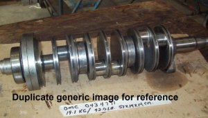 (image for) Johnson Evinrude crankshaft 434771 0434771