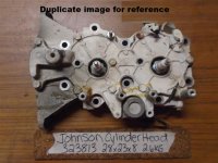 (image for) Johnson Evinrude Cylinder Head 323813