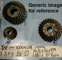 (image for) Johnson Evinrude Gear Kit 5004218