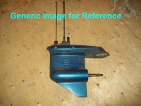 (image for) Johnson Evinrude Gearcase Assy 0386170, 0386597