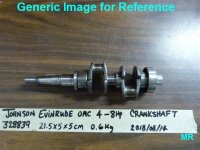 (image for) JOHNSON EVINRUDE OMC Crankshaft 328839, 327615