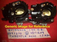 (image for) Johnson Evinrude Carburetor Body 397571