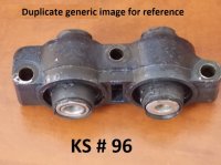 (image for) Johnson Evinrude Upper Rubber Mount 388234