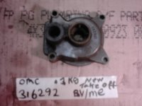 (image for) Johnson Evinrude water pump housing 387215 316292