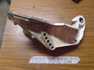 (image for) Johnson Evinrude Stern Bracket (Port) 0319932