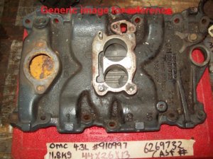 (image for) MerCruiser 4.3 intake manifold 11974 6269732