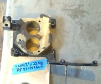 (image for) MerCruiser 861189A1 Throttle Body TBI Adapter