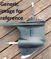 (image for) MerCruiser Alpha One Gen 2 Counter Rotation Lower Unit