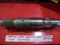 (image for) MerCruiser propeller Shaft 805074A2 865315A02