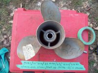 (image for) Propeller Prop 13x25 RH 15 Spline 3 Blade