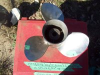 Propeller Prop 14.5x17 RH 15 Spline 3 Blade (image for) Propeller Prop 14.5x17 RH 15 Spline 3 Blade