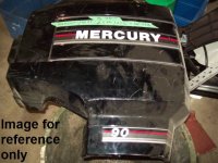 (image for) Mercury Cowl Port 9006A2 assembly