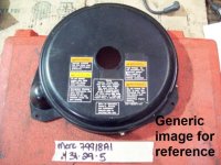 (image for) Mercury Flywheel Cover 79918A1
