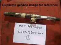 (image for) Mercury Propeller shaft 94148 44-94148