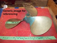 (image for) Propeller Michigan 14x16 1" Bore RH