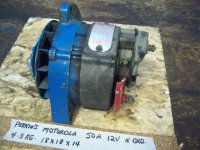 (image for) Motorola Marine Alternator 12V 50AMP N Type