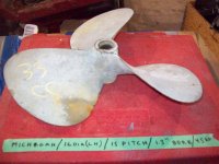 (image for) Propeller Prop Michigan 16x15 1" Bore LH