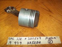 (image for) OMC Johnson Evinrude standard piston 380569
