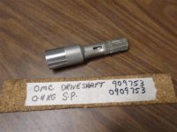 (image for) OMC Stringer 400 800 1975-1985 Drive Shaft 909753 0909753