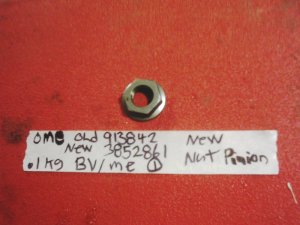 (image for) EVINRUDE JOHNSON BRP OMC 913842 3852861 Nut