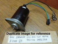 (image for) OMC 982706 982058 Till Motor