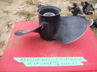 (image for) Propeller Prop 14x17 RH 15 Spline 3 Blade