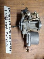 (image for) OMC Carburetor 979670 381182 Carter 1754