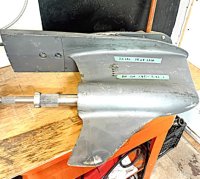 (image for) OMC DUEL PROP LOWER UNIT GEARCASE 3801184