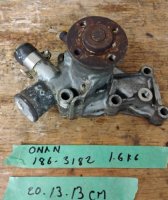 (image for) ONAN WATER PUMP 186-3182