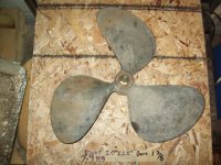 (image for) Propeller prop 20 x 22 1 3/8 bore right hand Chris-Craft 1331 Mi