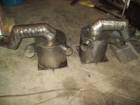 (image for) Wet exhaust Muffler Silencer lift stainless steel for 6 out 4 in