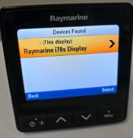 (image for) RayMarine i70s Multi Function Display E70327