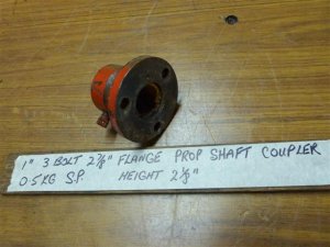 RV-10D 1 Tapered Propeller Shaft Coupler RV-10D 1 Tapered Solid Steel ...